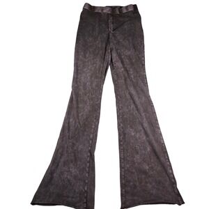 Body Cotton On Flare Pants Acid Wash Button Front Recycled Plastic Women S 24x32